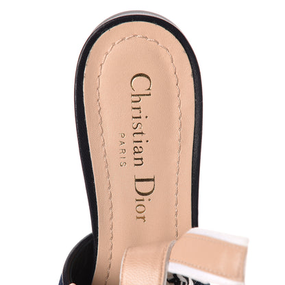Christian Dior Denim Ribbon Patchwork J'Adior Slingback Ballet Flats 36 Deep Blue 7 of 9