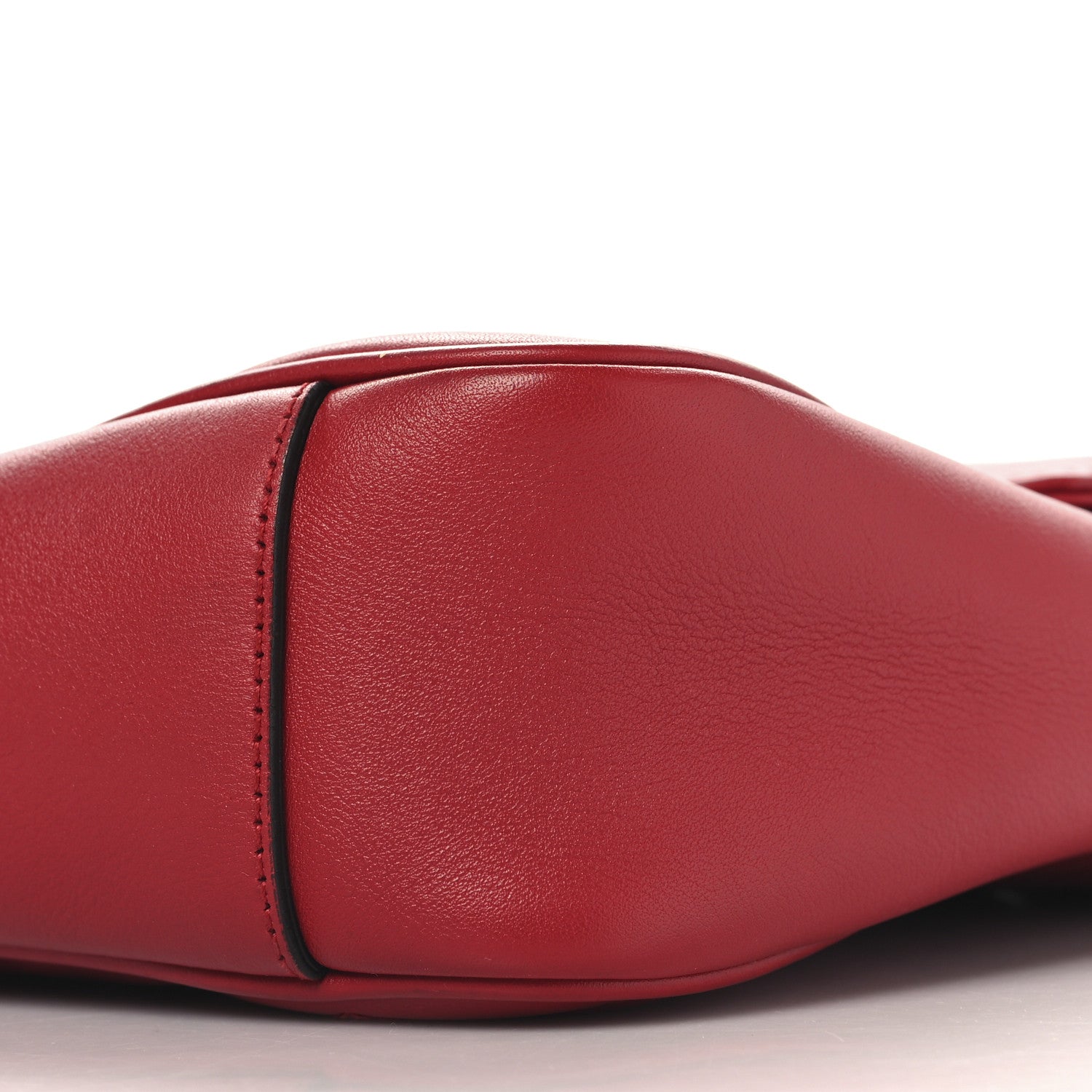 Gucci Calfskin Matelasse Medium GG Marmont Shoulder Bag Hibiscus Red 10 of 10