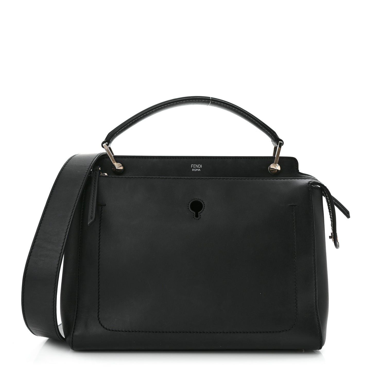 Vitello Baltico Dolce DotCom Satchel Black