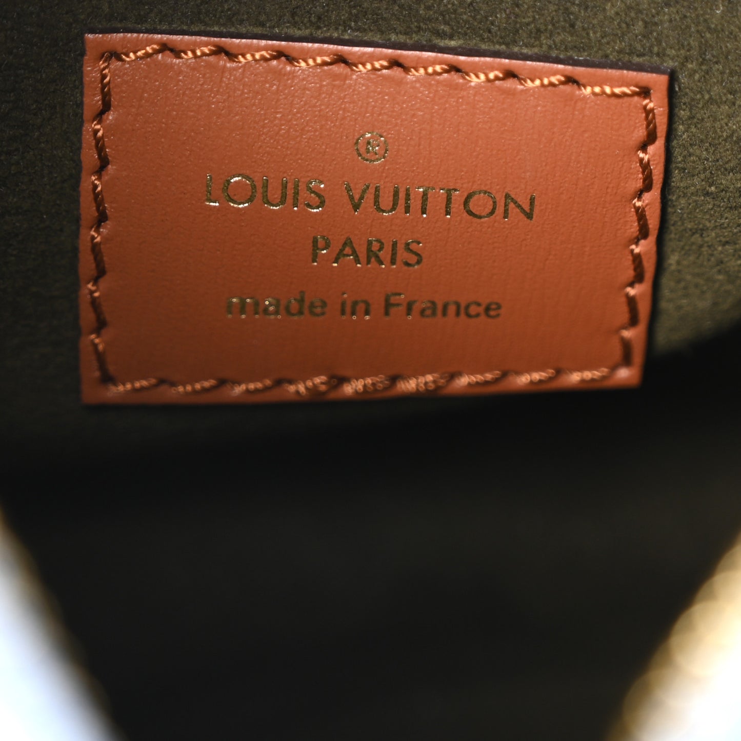 Metallic Monogram LV Garden Loop PM Blue