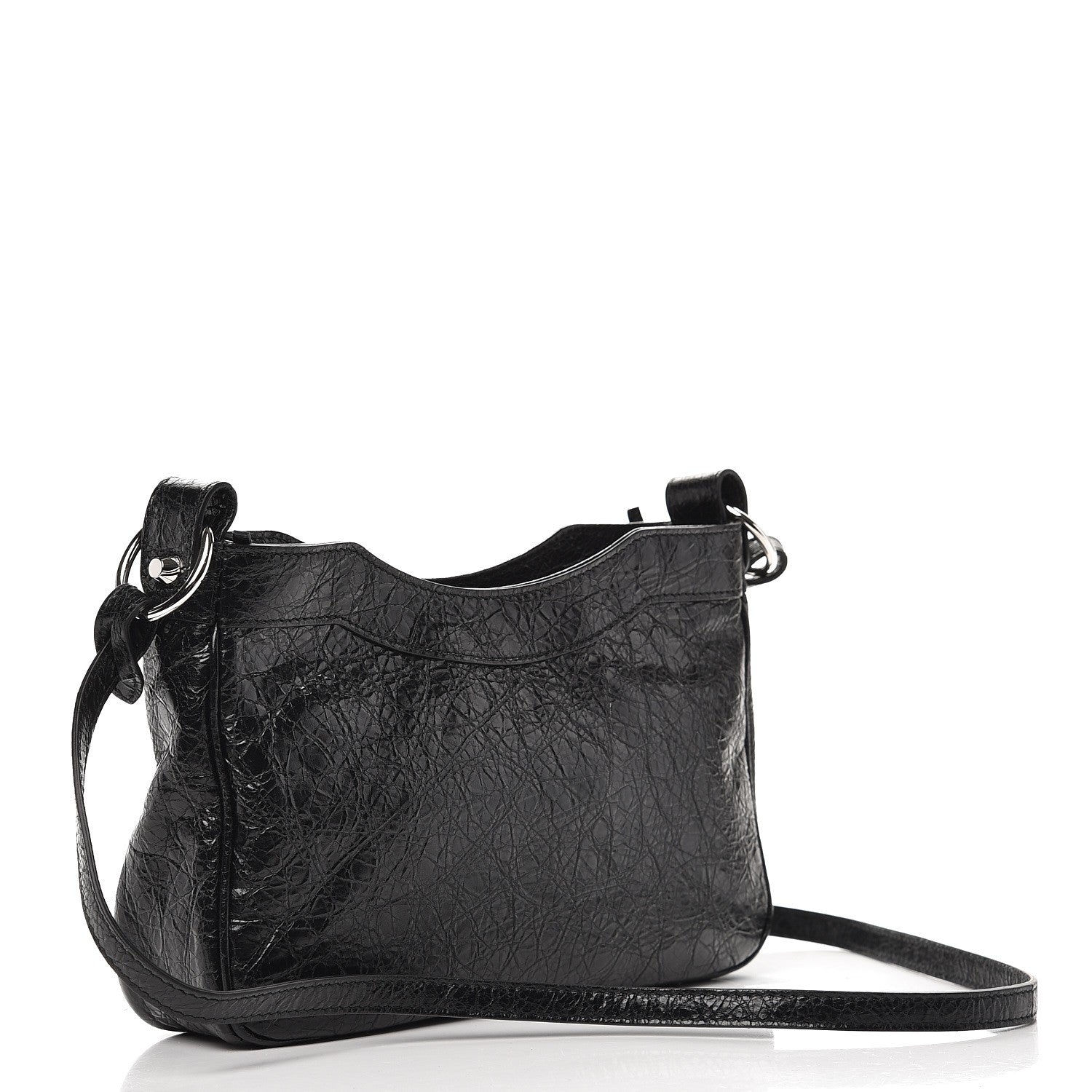 Balenciaga Agneau Classic Silver Hardware Hip Black 3 of 7