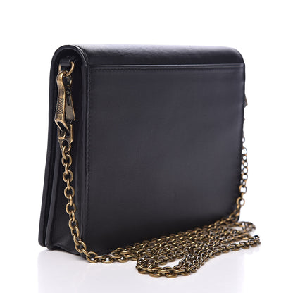 Bottega Veneta Nappa Intrecciato Brio Chain Wallet Black 3 of 9