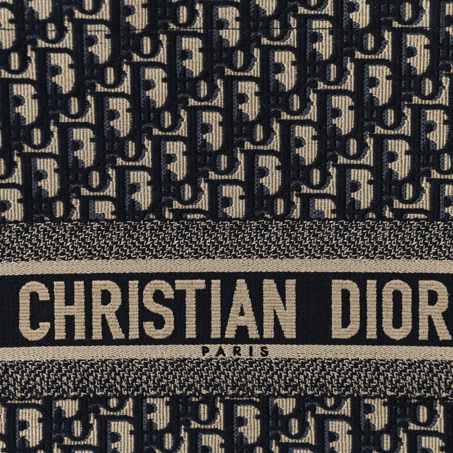 Christian Dior Oblique Book Tote Blue Multicolor 8 of 10