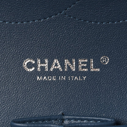 Chanel Lambskin Quilted Jumbo Double Flap Light Blue 6 of 9