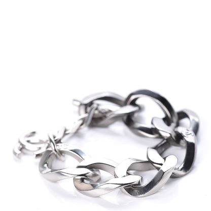 Chanel Chain Link CC Bracelet Silver 3 of 5