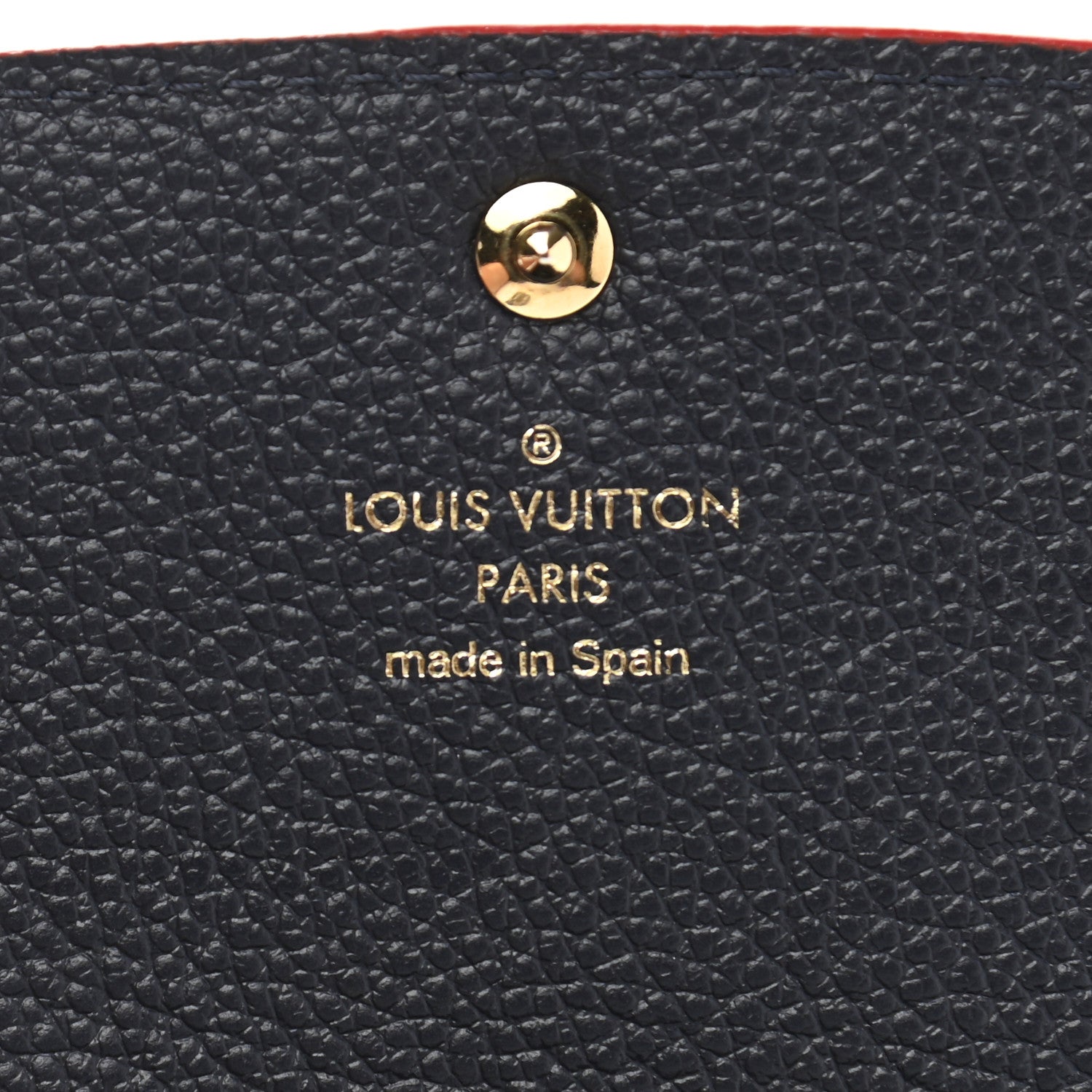 Louis Vuitton Empreinte Emilie Wallet Marine Rouge 6 of 6