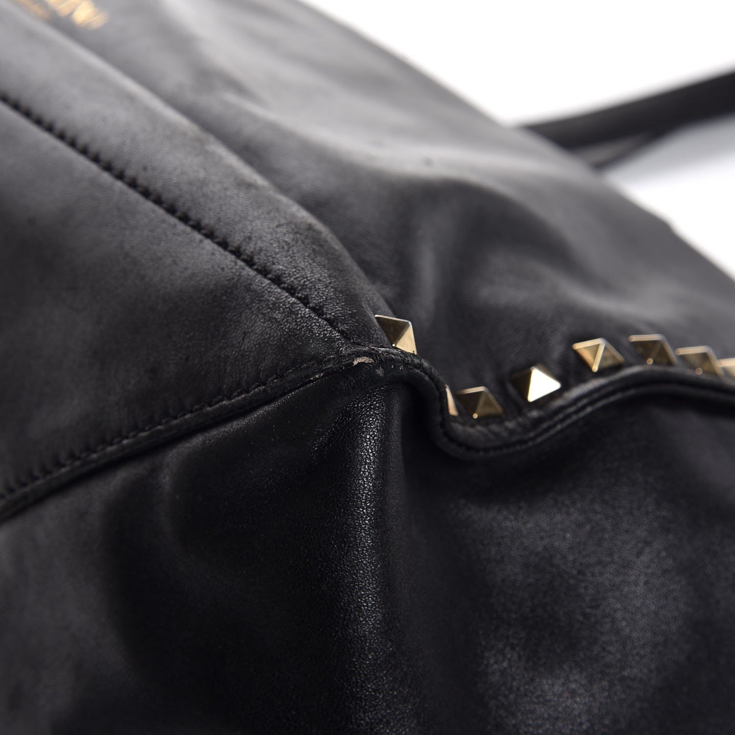 Valentino Garavani Nappa Medium Rockstud Soft Tote Black 20 of 23