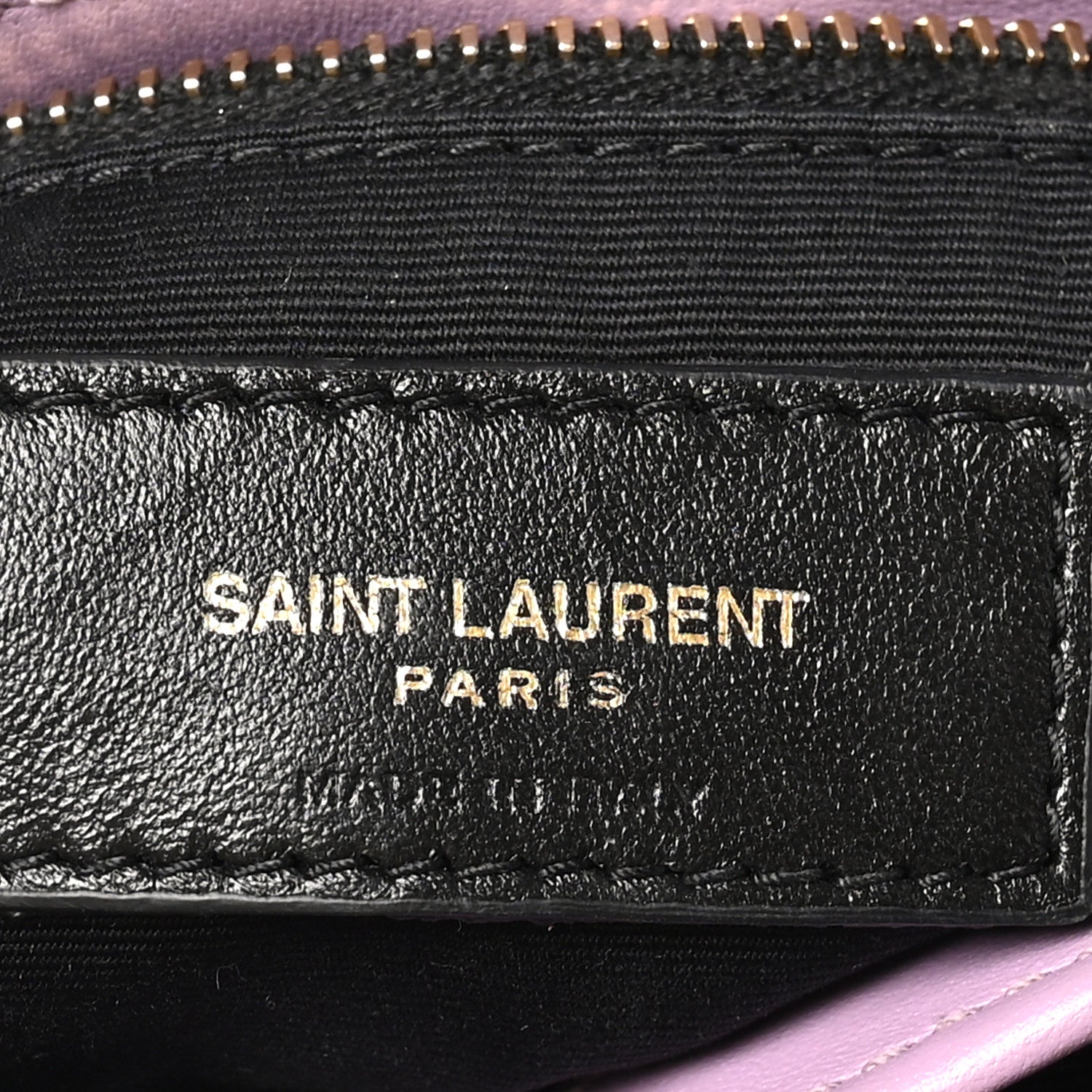 Saint Laurent Denim Y Quilted Monogram Toy Loulou Crossbody Bag Bleached Lilac 6 of 10