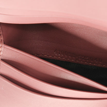 Gucci GG Supreme Monogram Blooms Card Case Beige Multicolor Dry Rose 7 of 8