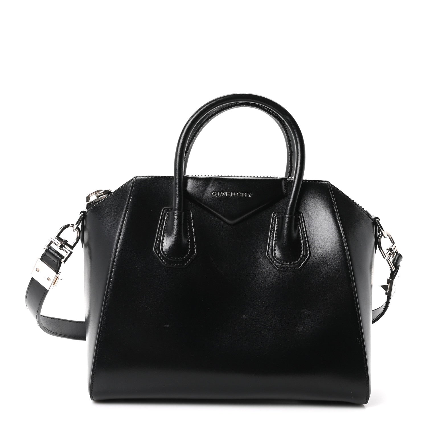 Givenchy Shiny Lord Calfskin Small Antigona Black 1 of 10