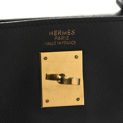 Hermes Evergrain Kelly Retourne 32 Black 6 of 21