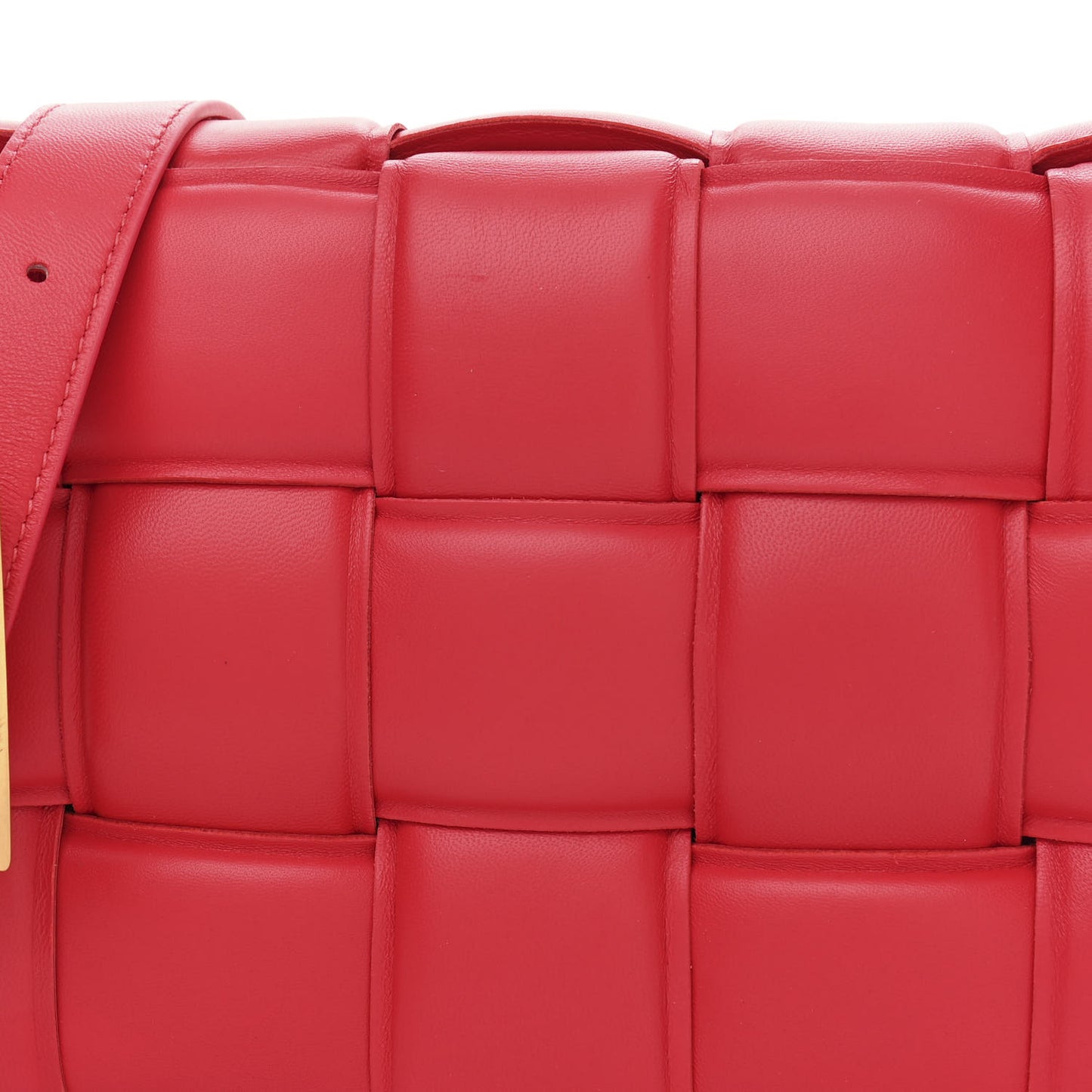 Nappa Maxi Intreccio Padded Cassette Crossbody Bag Firework