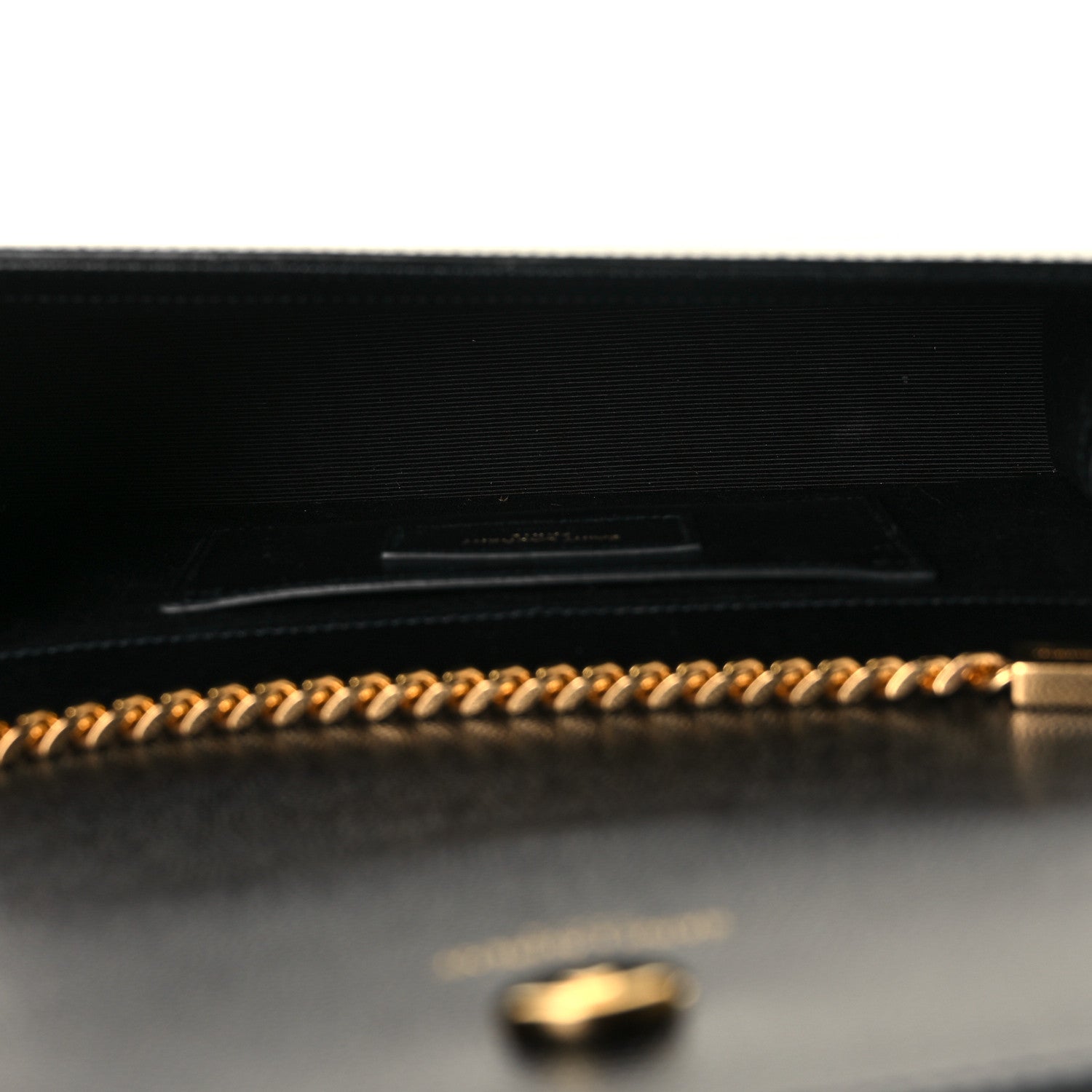Saint Laurent Grain De Poudre Medium Classic Monogram Kate Satchel Black 5 of 8