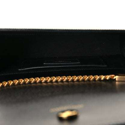 Saint Laurent Grain De Poudre Medium Classic Monogram Kate Satchel Black 5 of 8