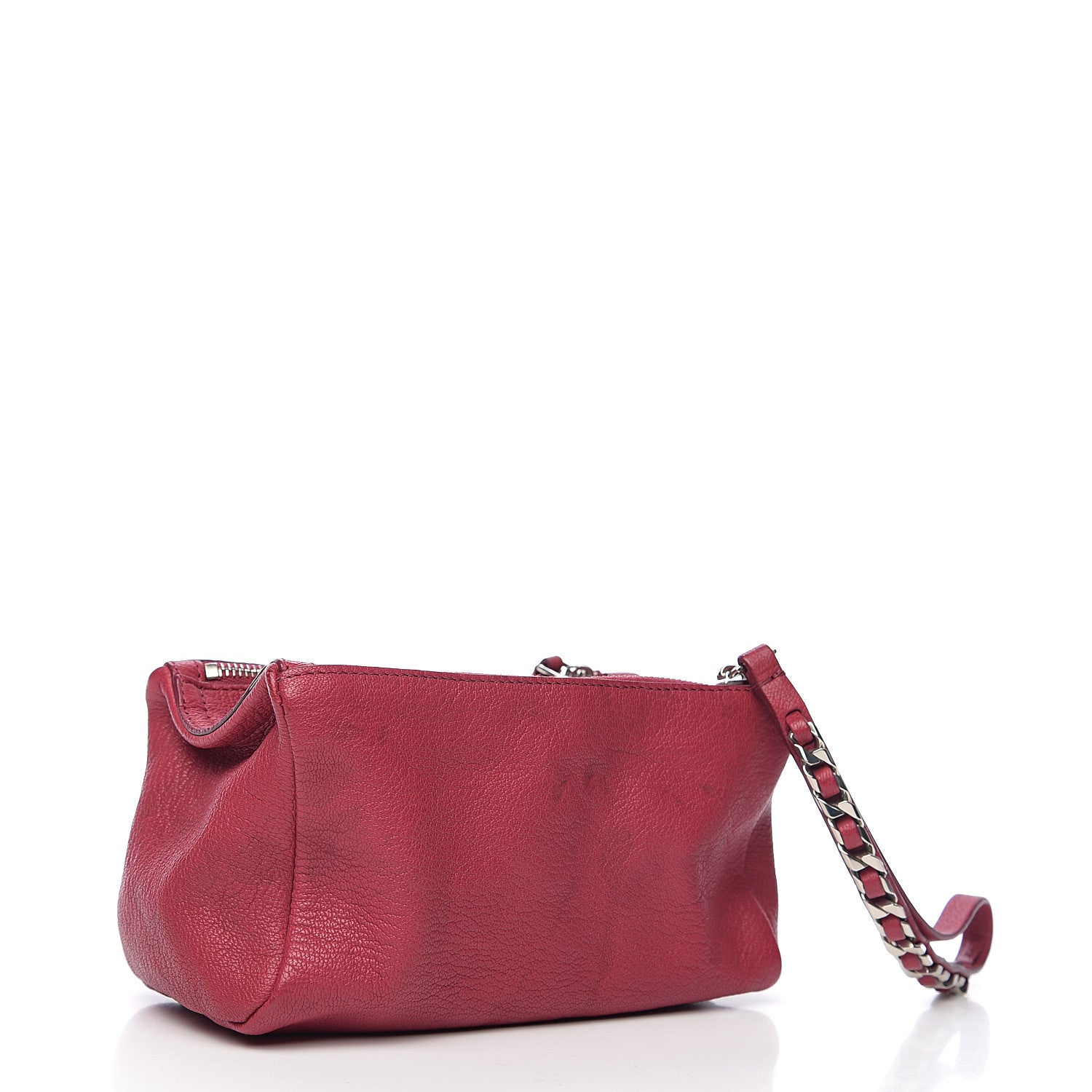 Givenchy Sugar Goatskin Pandora Wristlet Raspberry 2 of 6