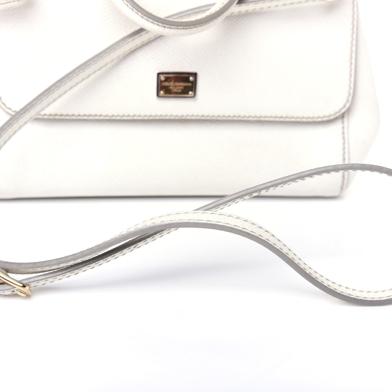 Dolce & Gabbana Dauphine Small Miss Sicily Satchel White 14 of 17