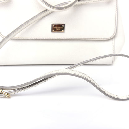 Dolce & Gabbana Dauphine Small Miss Sicily Satchel White 14 of 17
