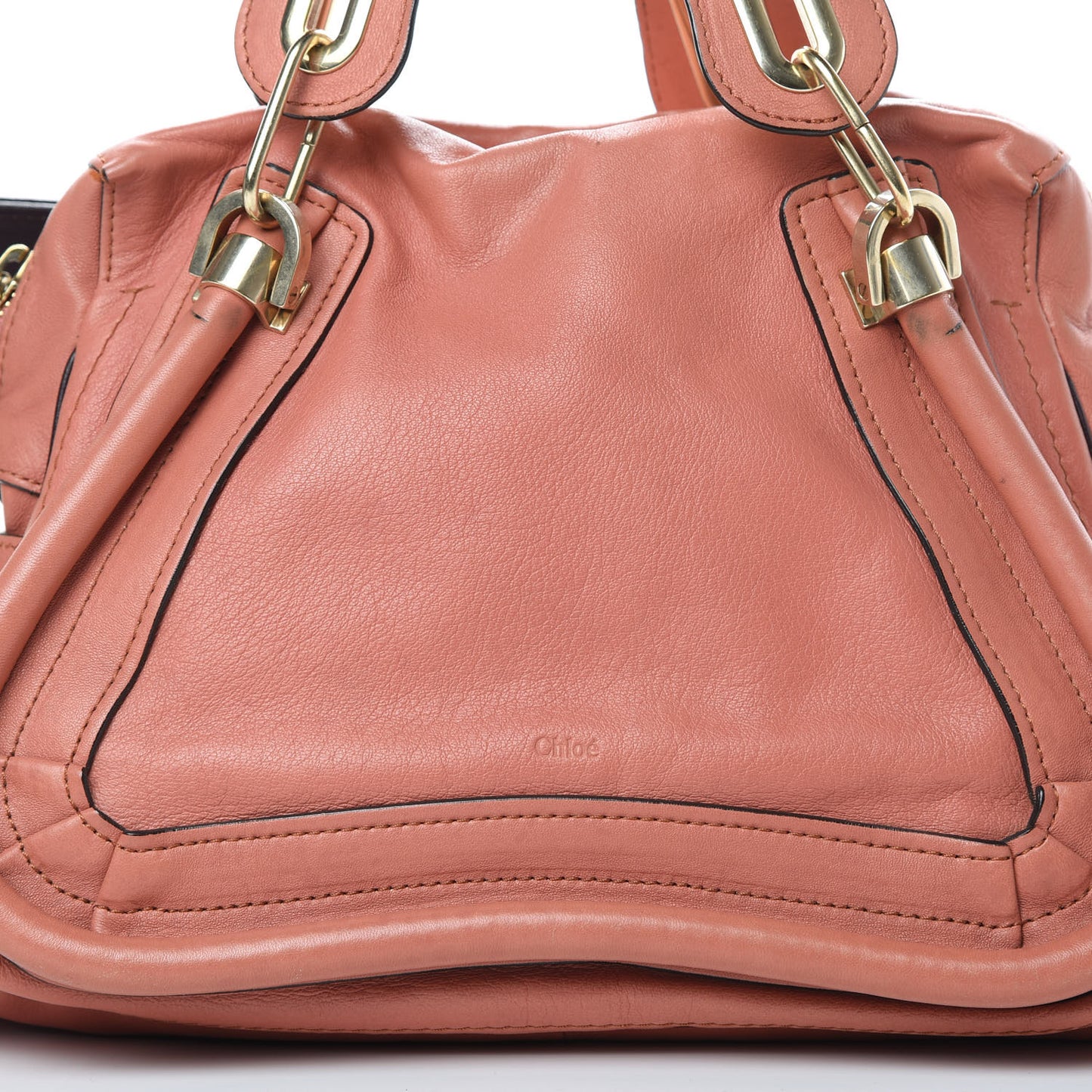 Calfskin Medium Military Paraty Peach Pink
