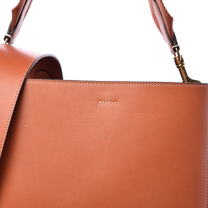 Celine Natural Calfskin Sangle Bucket Bag Terracotta 8 of 10