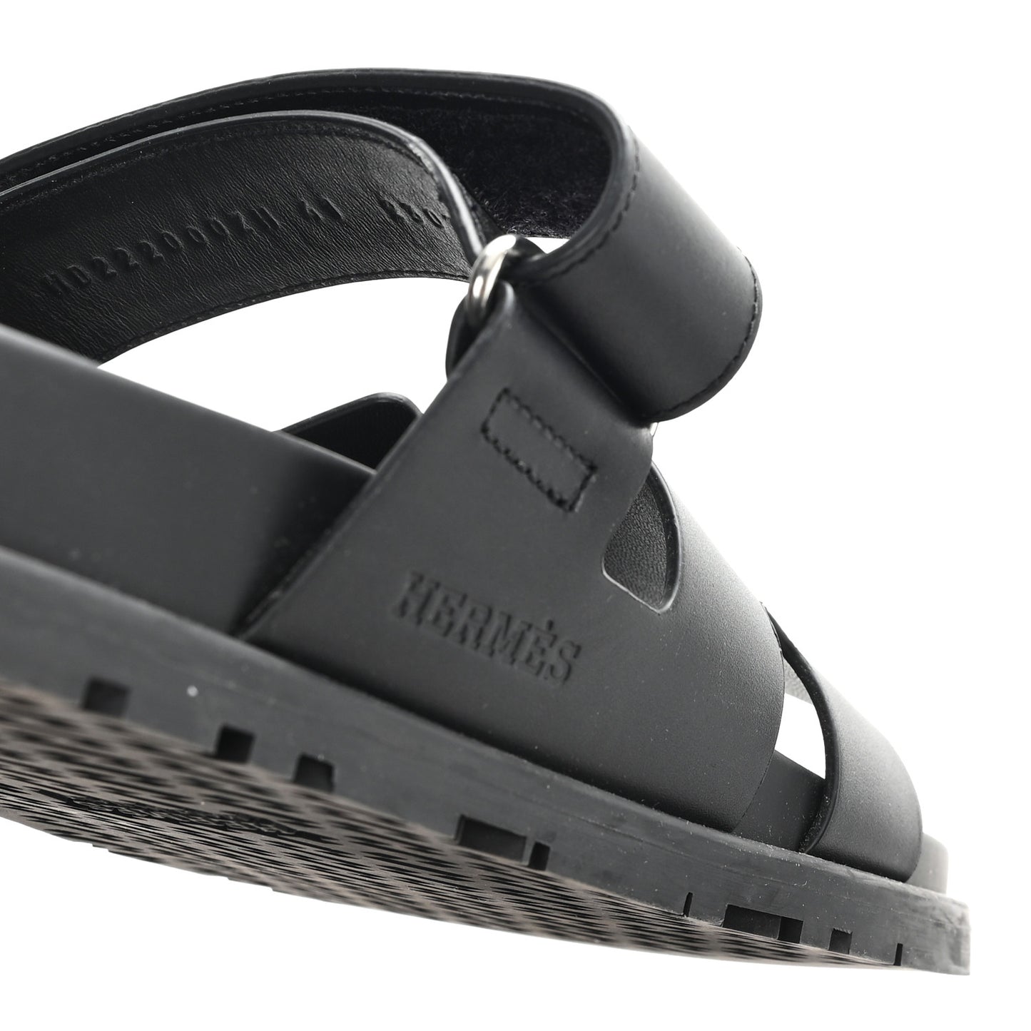 Calfskin Womens Chypre Sandals 41 Black