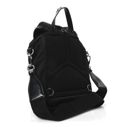 Prada Nylon Brushed Calfskin Mini Sling Backpack  Black 3 of 10