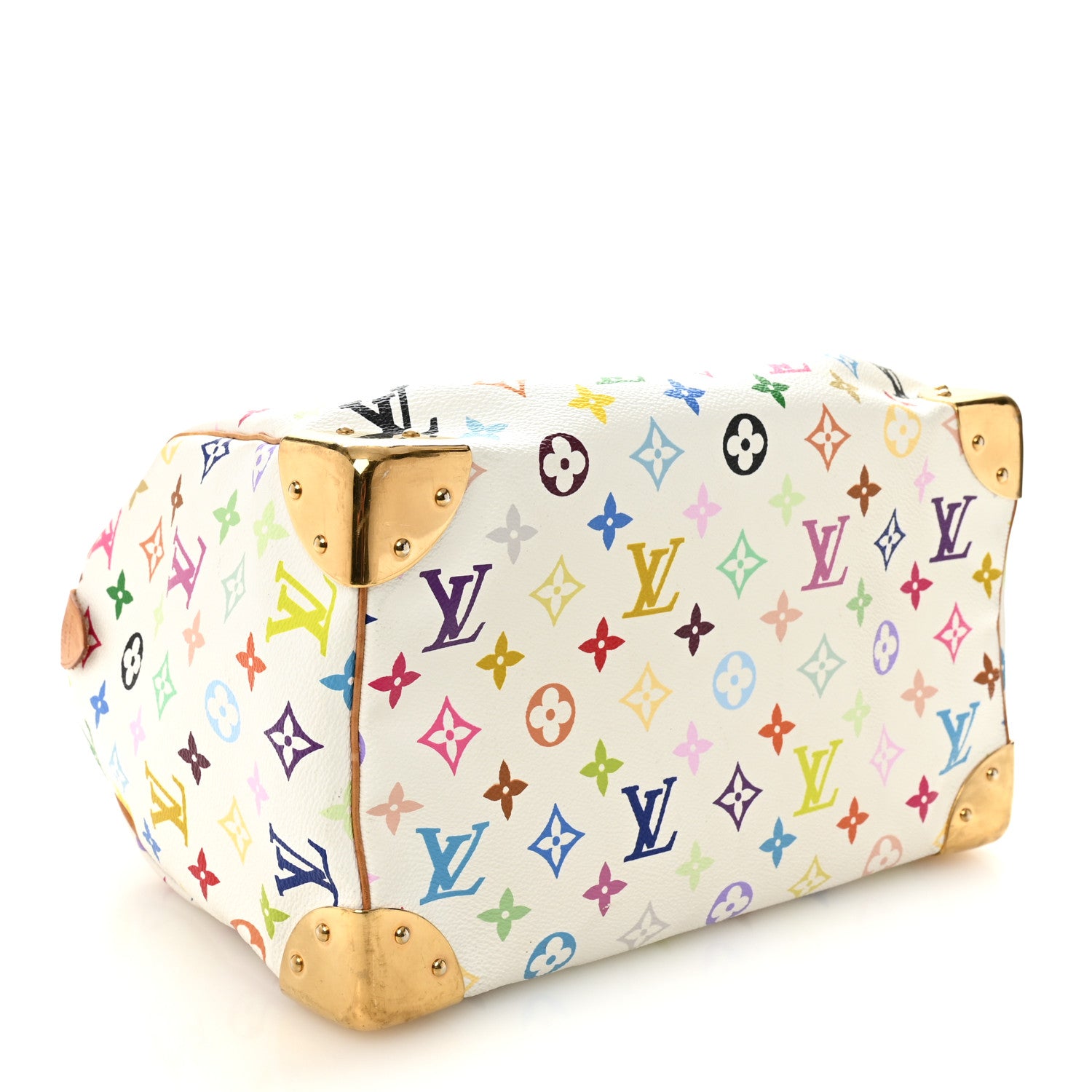 Louis Vuitton Monogram Multicolor Speedy 30 White 4 of 10