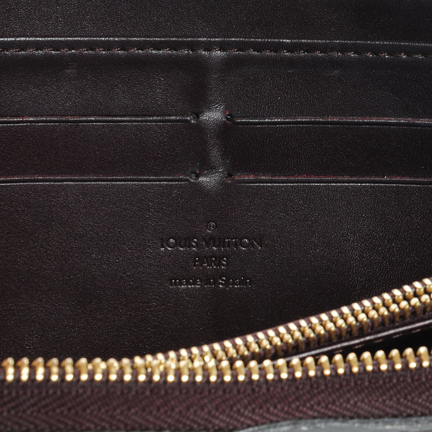 Vernis Zippy Wallet Amarante