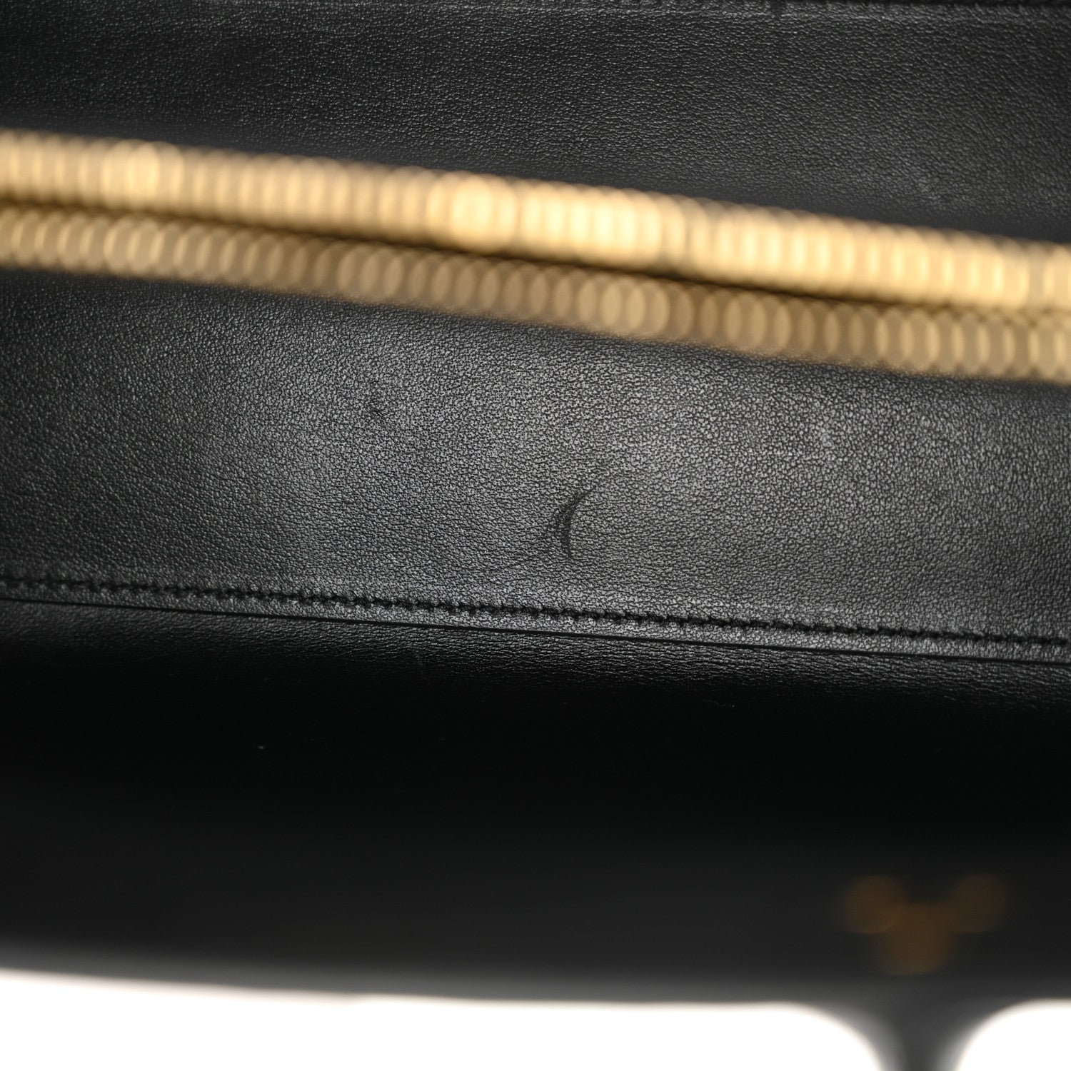 Saint Laurent Calfskin Crocodile Embossed Baby Sac De Jour Black 10 of 10