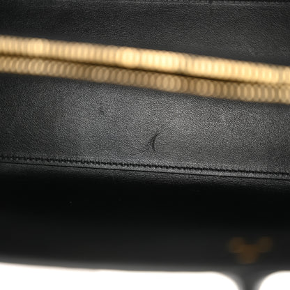 Saint Laurent Calfskin Crocodile Embossed Baby Sac De Jour Black 10 of 10