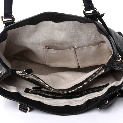 Gucci Cellarius Calfskin Medium Soho Working Tote Black 4 of 4