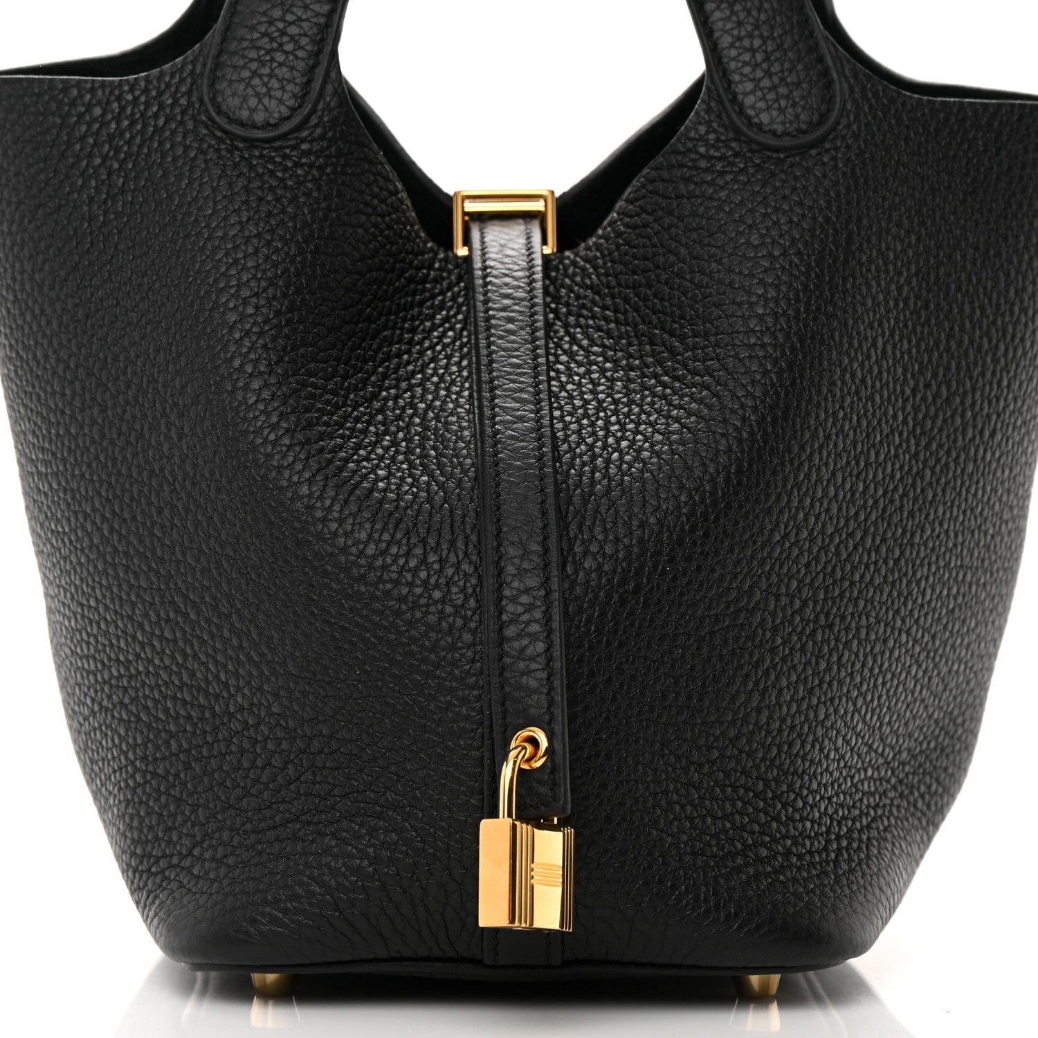 Hermes Taurillon Clemence Picotin Lock 18 PM Black 8 of 12