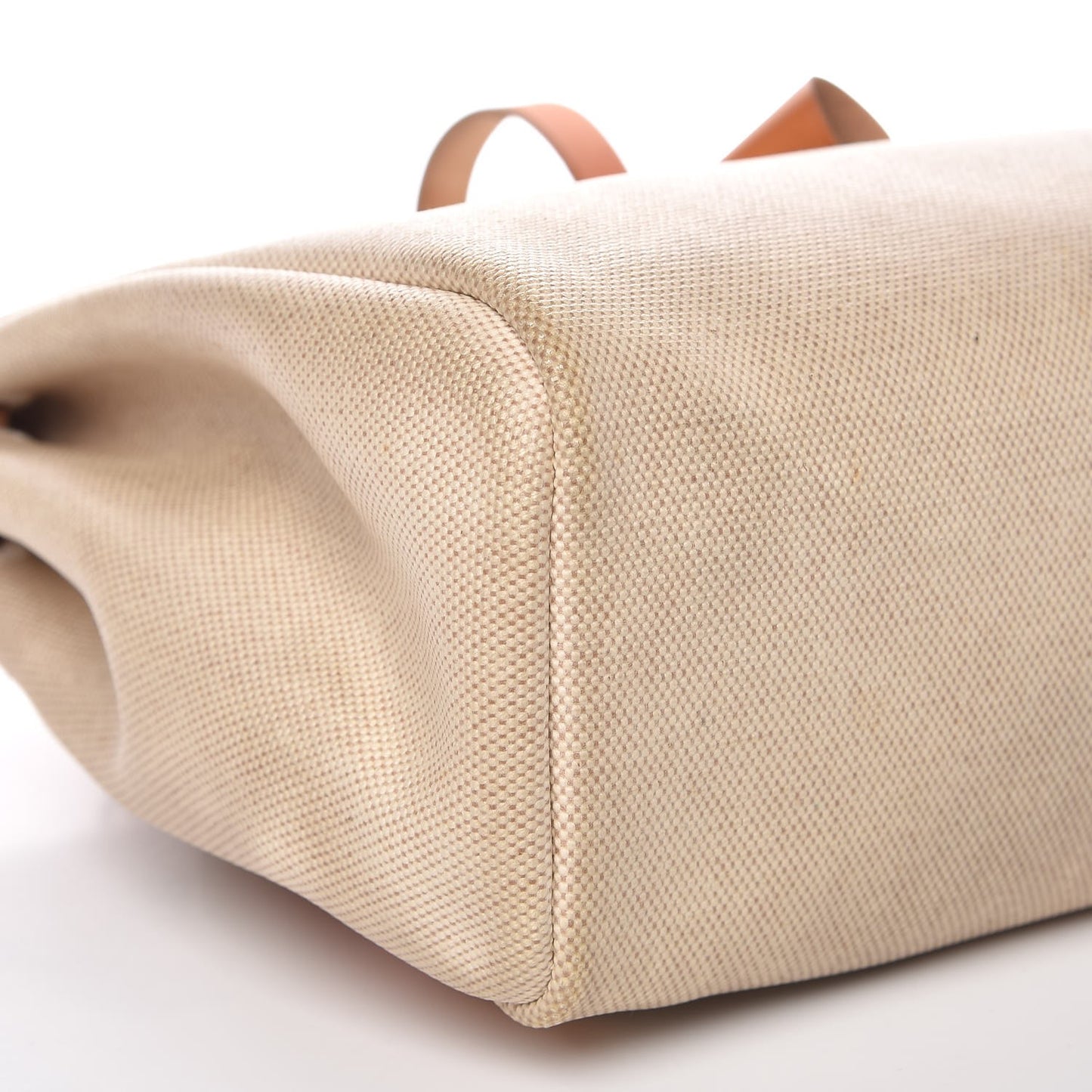 Toile Vache Calfskin Herbag 30 PM Backpack Natural