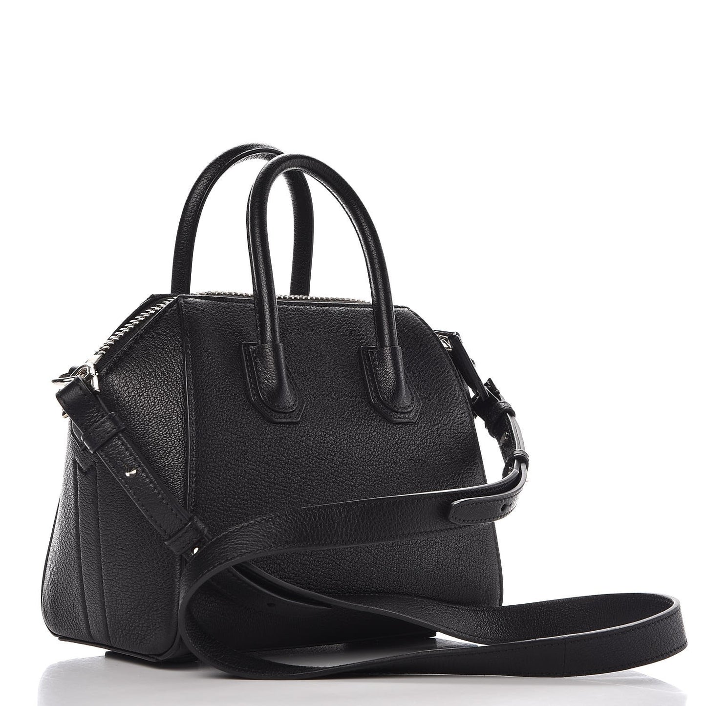 Sugar Goatskin Mini Antigona Black