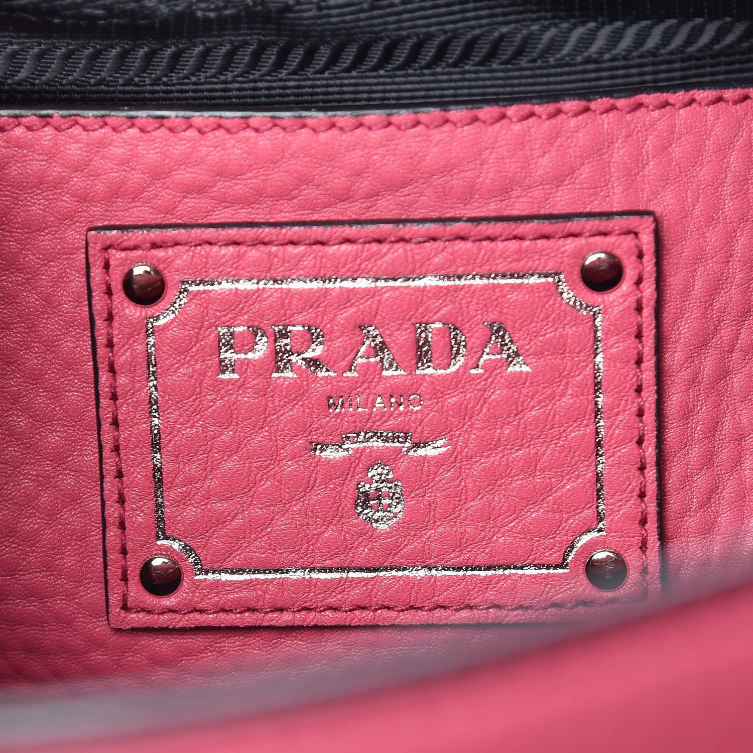 Prada Vitello Daino Tote Peonia 9 of 11