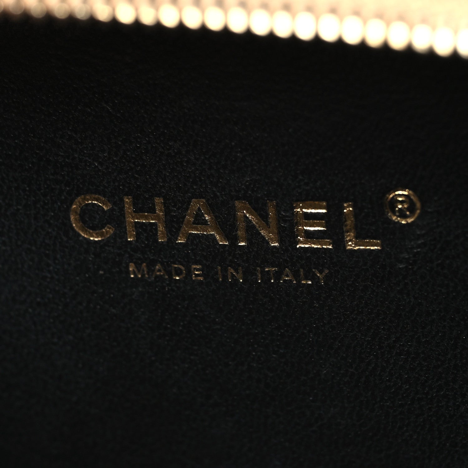 Chanel Caviar Quilted Small CC Filigree Vanity Case Beige Black 6 of 10