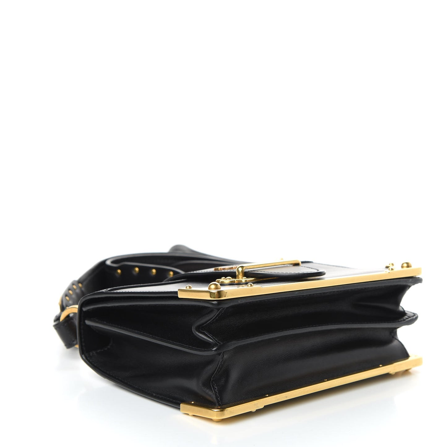 City Calf Saffiano Cahier Bag Black