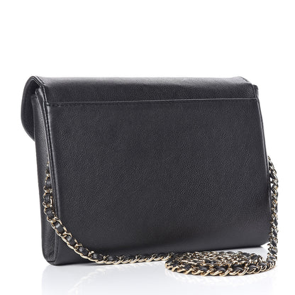Chanel Calfskin Quilted Smart Pocket Crossbody Bag Black 3 of 10