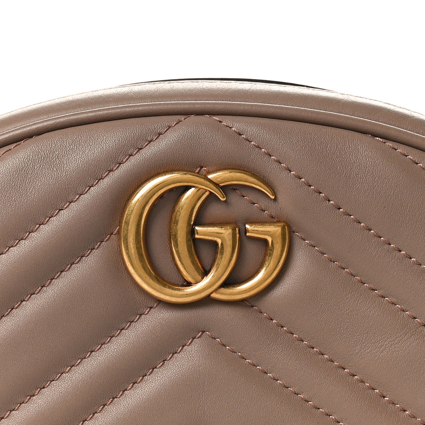 Calfskin Matelasse GG Marmont Belt Bag 95 38 Porcelain Rose