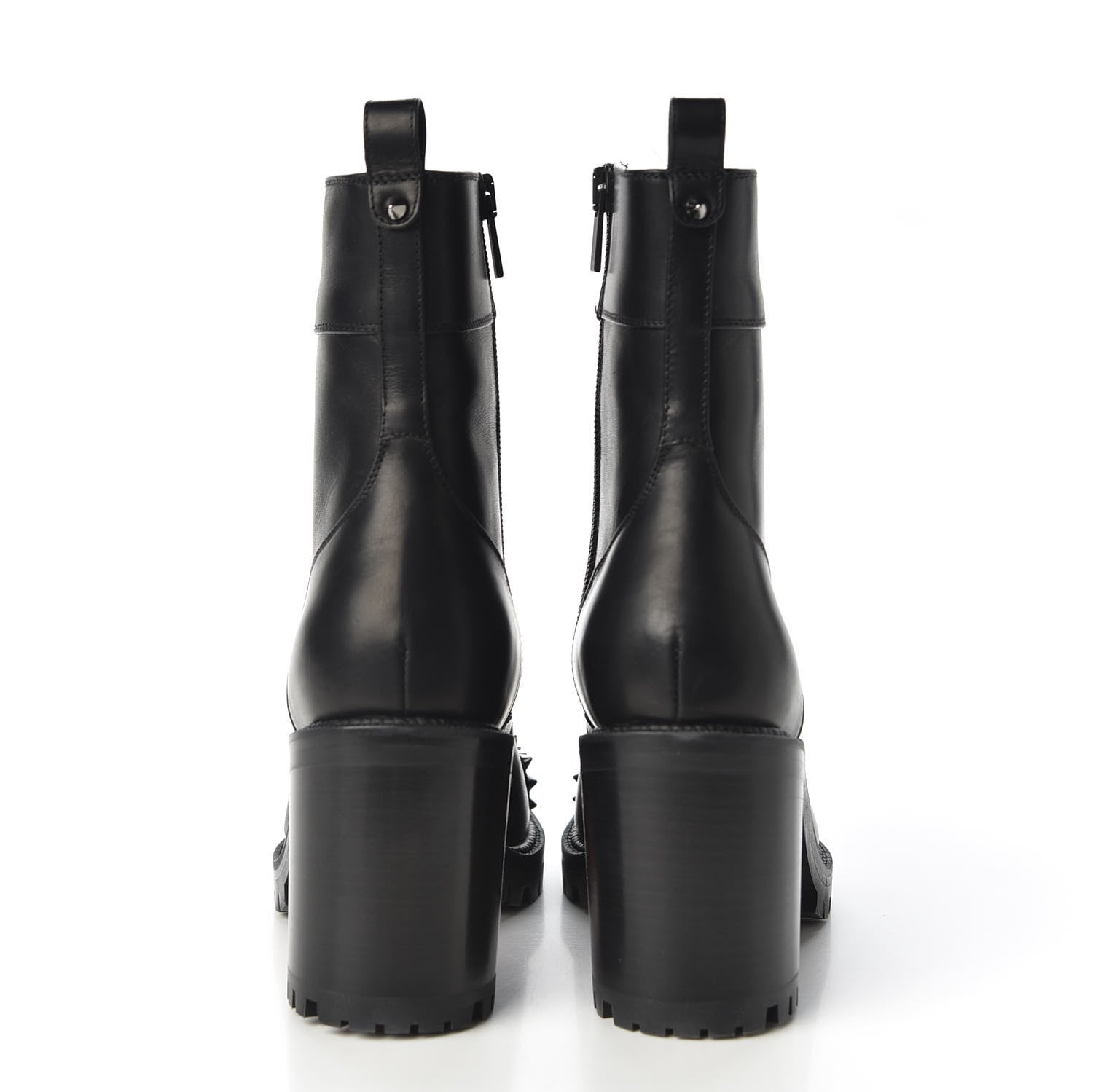 Christian Louboutin Calfskin Spikes TS Croc 70 Boots 35.5 Black 6 of 10