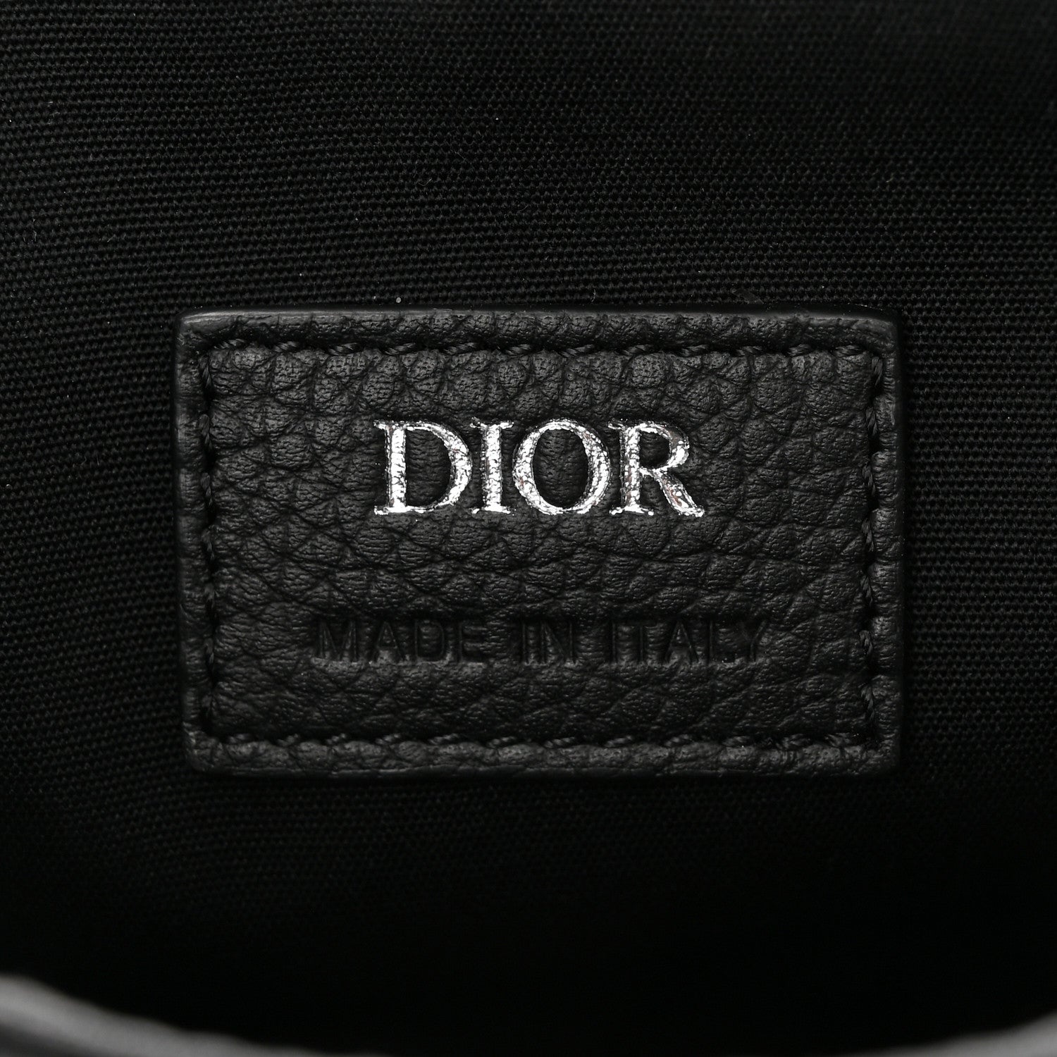 Christian Dior Oblique Saddle Messenger Pouch Black Blue 6 of 10