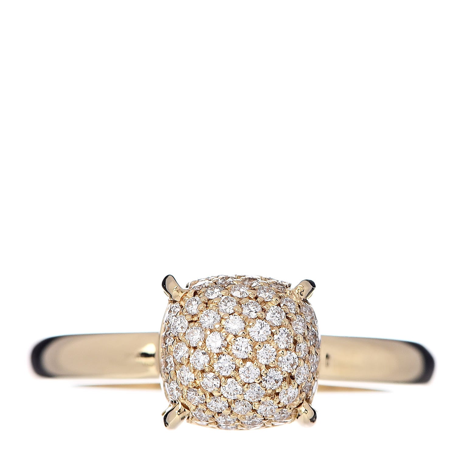 Tiffany 18K Yellow Gold Diamond 7mm Paloma Picasso Sugar Stacks Ring 49 5 1 of 7