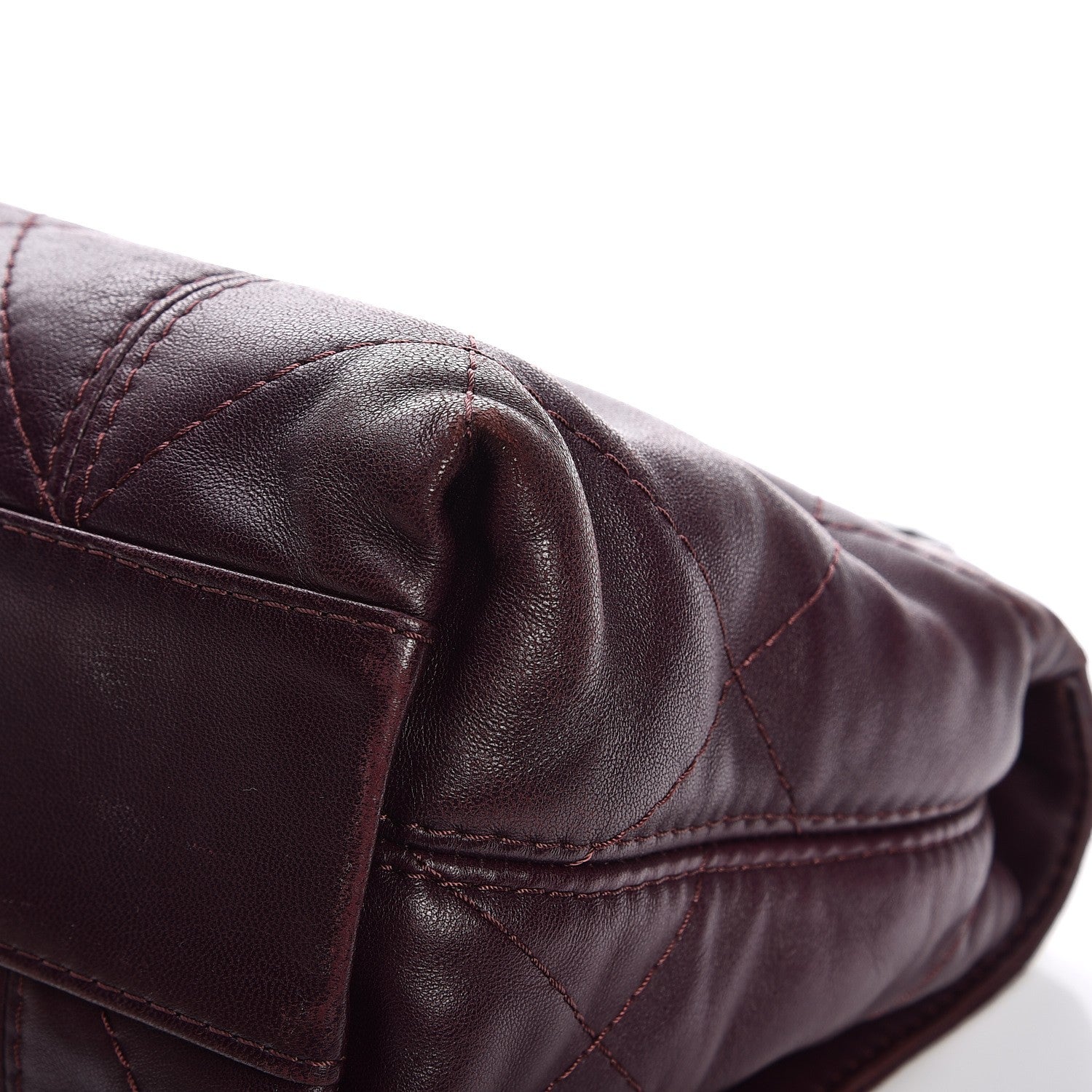 Chanel Lambskin Quilted Large Soft Touch Flap Burgundy 13 of 17
