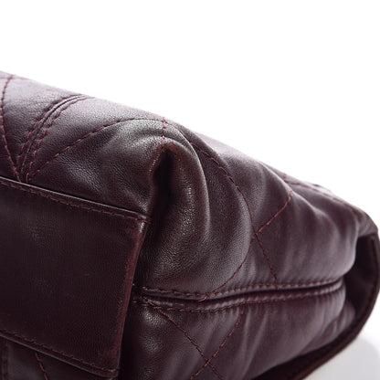 Chanel Lambskin Quilted Large Soft Touch Flap Burgundy 13 of 17