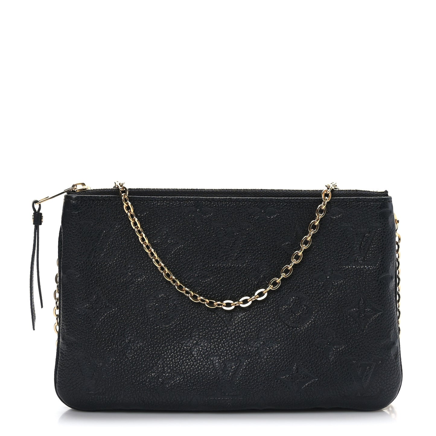 Empreinte Double Zip Pochette Black