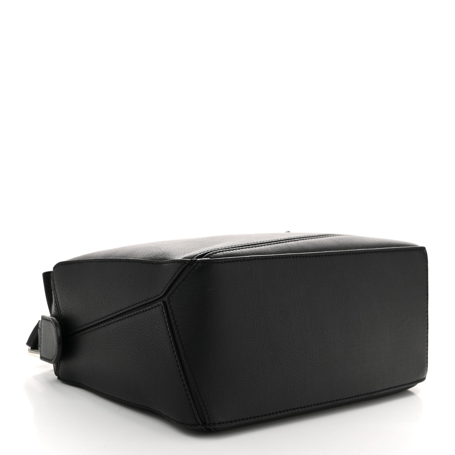Calfskin Small Puzzle Bag Black