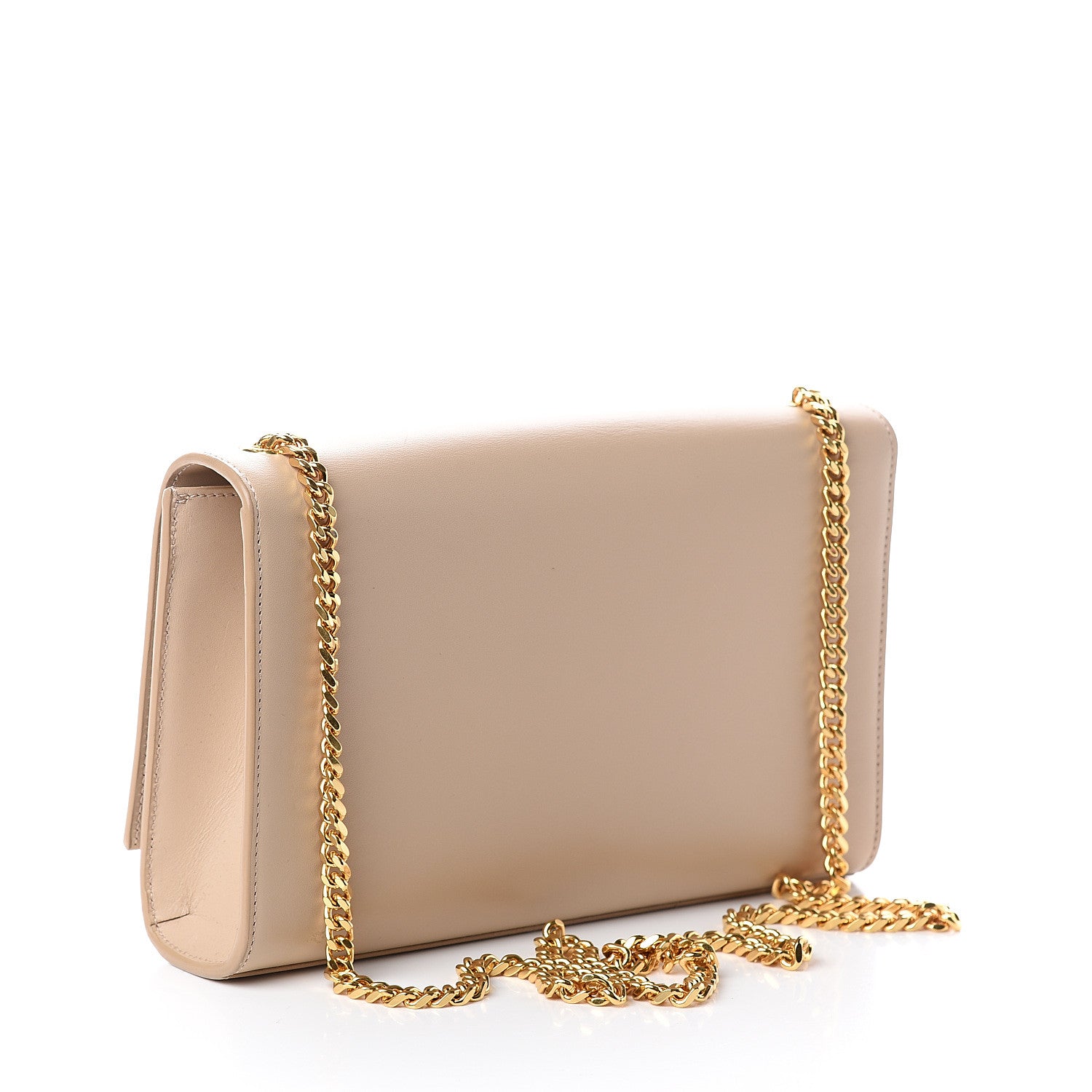 Saint Laurent Smooth Calfskin Medium Classic Monogram Kate Tassel Satchel Nude Powder 2 of 7