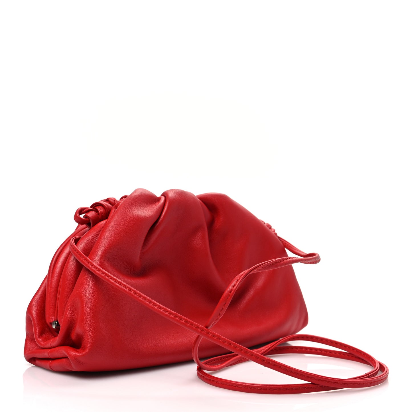 Butter Calfskin The Mini Pouch Red