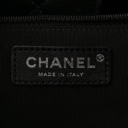 Chanel Calfskin Quilted Large Classic Shopping Tote Black 6 of 10