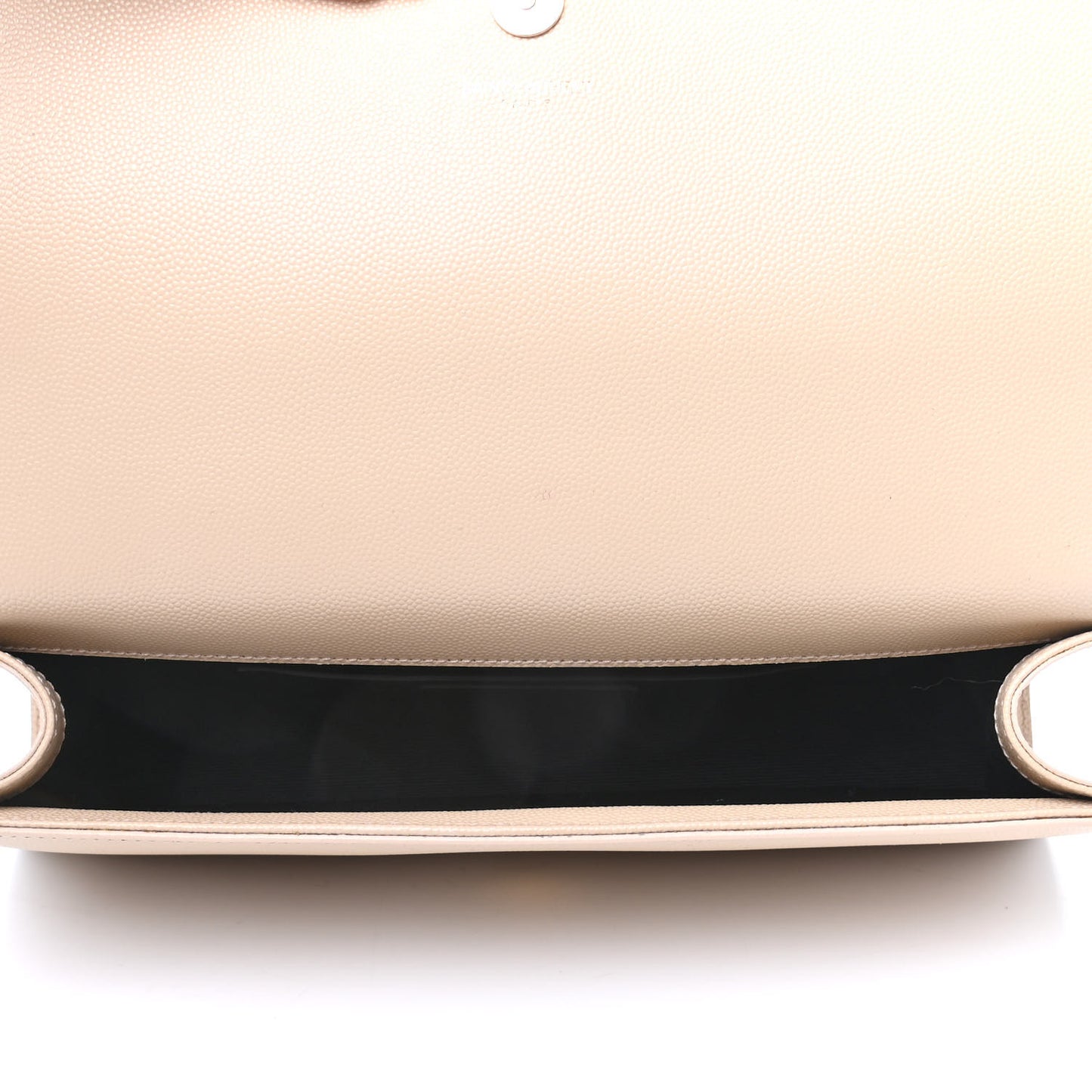 Grain De Poudre Classic Monogram Cassandre Clutch Nude