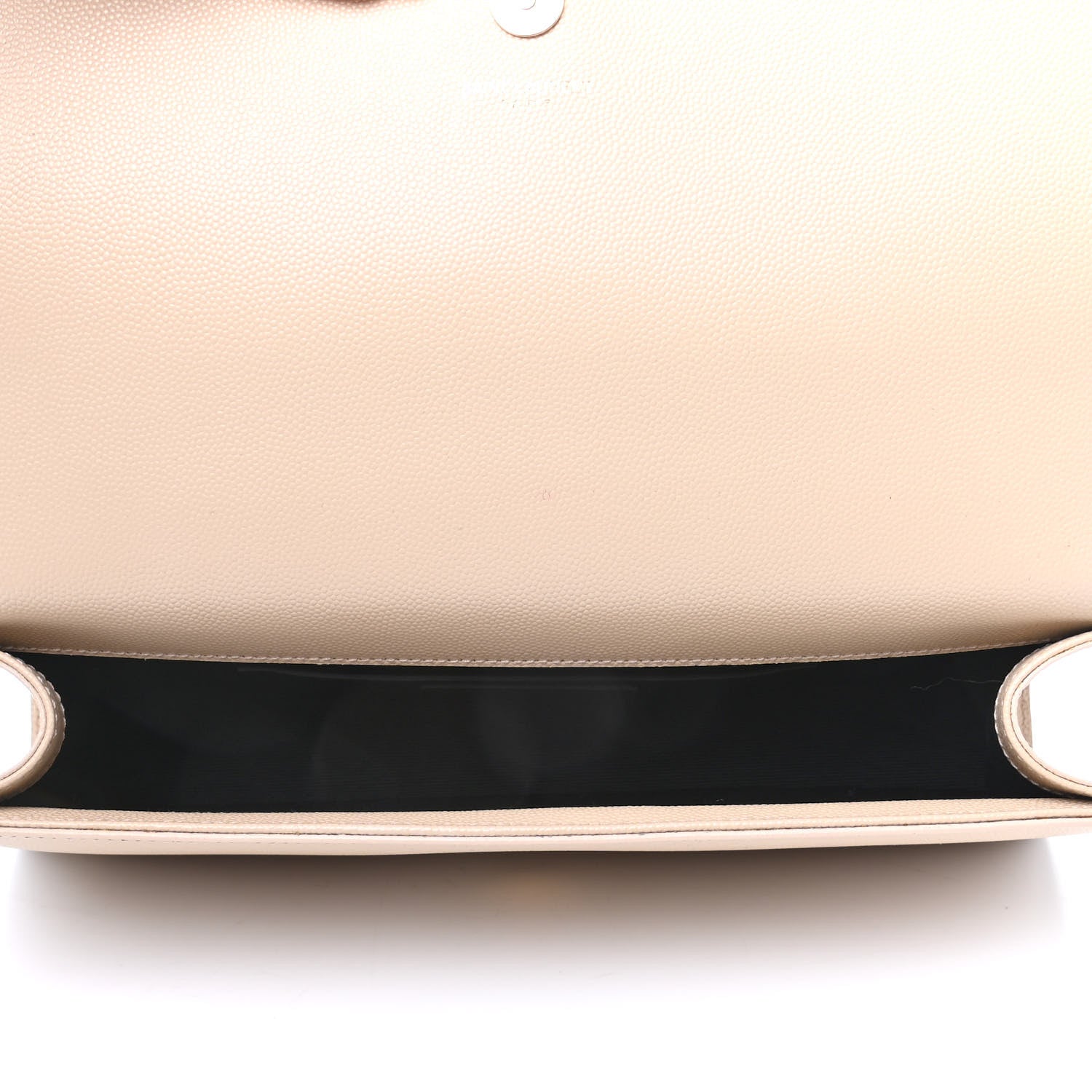 Saint Laurent Grain De Poudre Classic Monogram Cassandre Clutch Nude 5 of 8